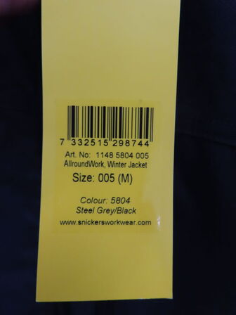 Jakke SNICKERS Str.: M