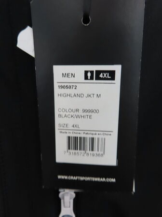 Jakke CRAFT Str.: 4 XL