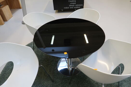 Bord med 4 stk. loungestole SINTESI Orbit Large