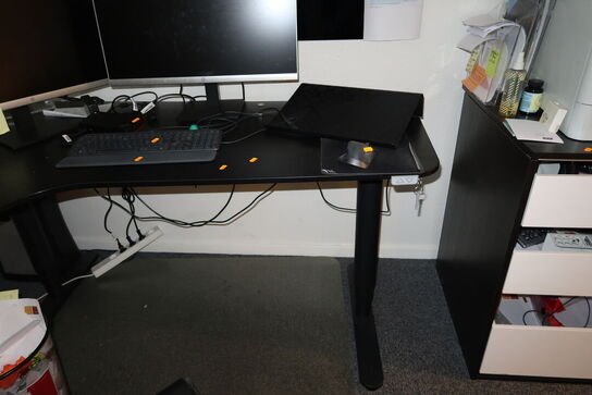 El. hæve/sænke skrivebord uden indhold