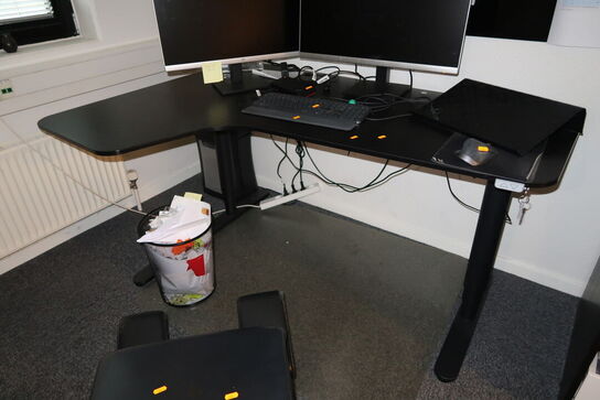 El. hæve/sænke skrivebord uden indhold