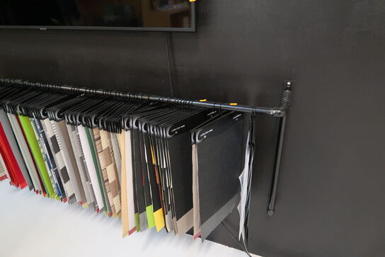 Stativ med div. Vareprøver