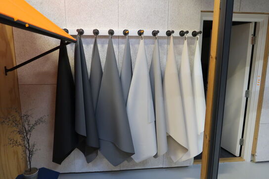 Stativ med div. Vareprøver