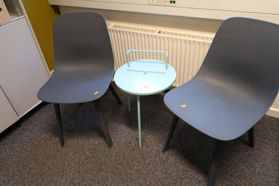 2 stk. loungestole med sofabord