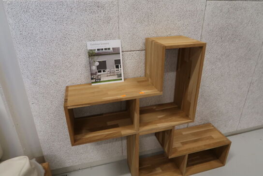 2 stk. reoler i træ