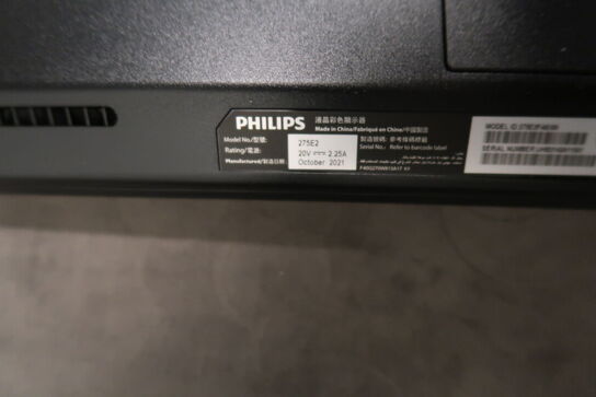 Computerskærm PHILIPS 275E2