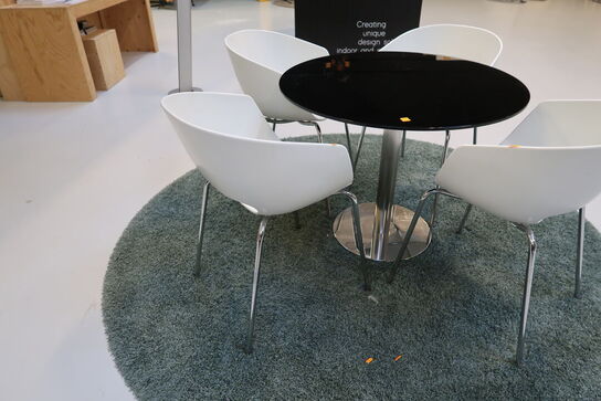 Bord med 4 stk. loungestole SINTESI Orbit Large