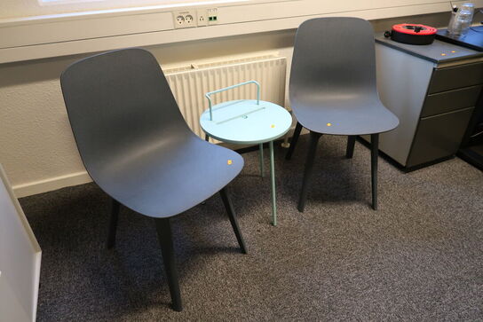 2 stk. loungestole med sofabord