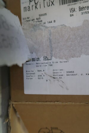 Elektrisk markise MARKILUX Moogio