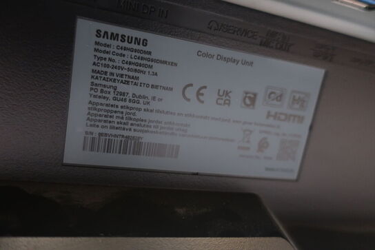 Monitor 49" SAMSUNG C49RG90SSU