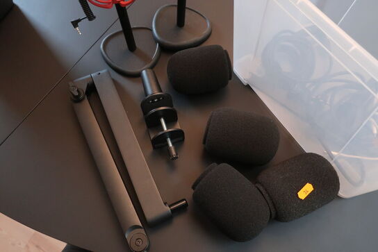 2 stk. mikrofoner RØDE Videomic & VideoMic Pro+ samt udstyr