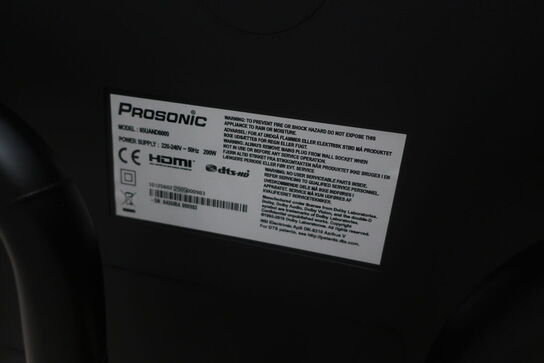 Fjernsyn 65" PROSONIC 65UAND8009 med stand og fjernbetjening