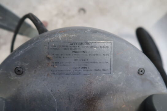 Støvsuger med trykluft