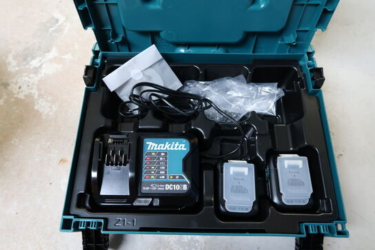 Lader samt 2 stk. batterier MAKITA