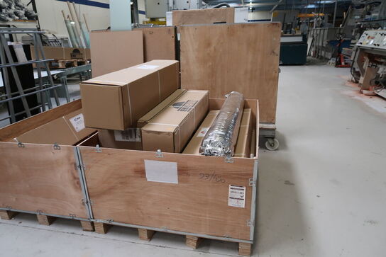 2 stk. opbevaringskasser med div. Varelager HIGH Evashine Transparent