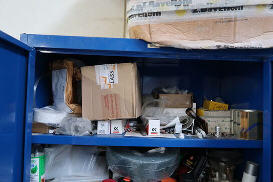 Stålskab med div. Reservedele