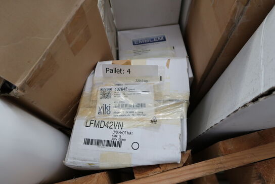 Palle med div. varelager