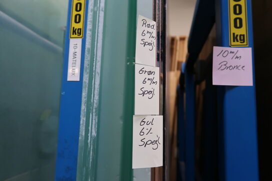 Div. Glas i reolssytem (reolsystem medfølger ikke)