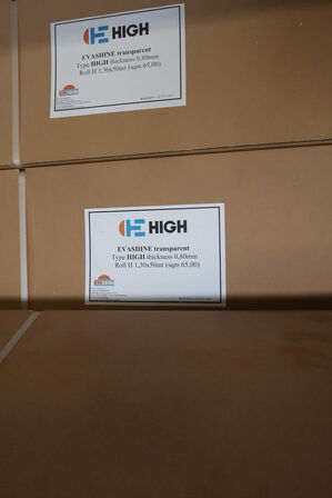 2 stk. opbevaringskasser med div. Varelager HIGH Evashine Transparent