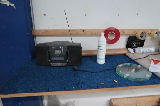 Bobleplast, div. Varelager og reservedele