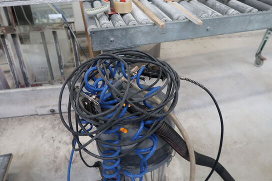 Støvsuger med trykluft