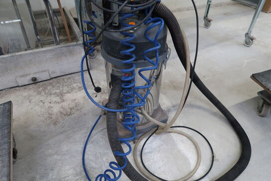 Støvsuger med trykluft