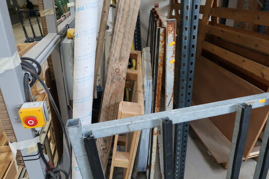 Opbevaringsvogn samt 3 stk. opbevaringsstativer