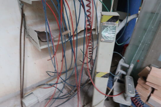 Reolsystem med div. Reservedele