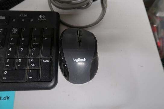 Samsung S24D390HL 24" skærm + keyboard, mus, scanner m.m. 