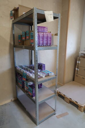 19 stk. Lagerreoler - LÆS BESKRIVELSE