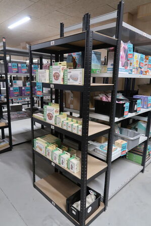 19 stk. Lagerreoler - LÆS BESKRIVELSE