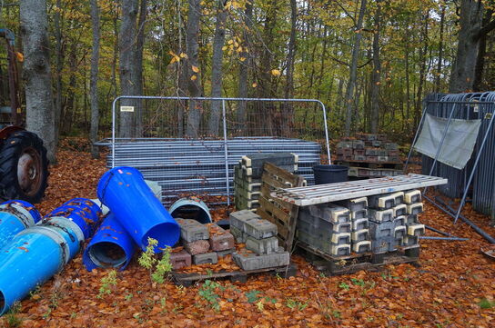 Stort parti byggepladshegn