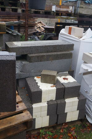 Parti LECA isoleringsblokke, m.v.