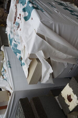 Parti LECA isoleringsblokke, m.v.