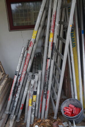 Elementer til rullestillads