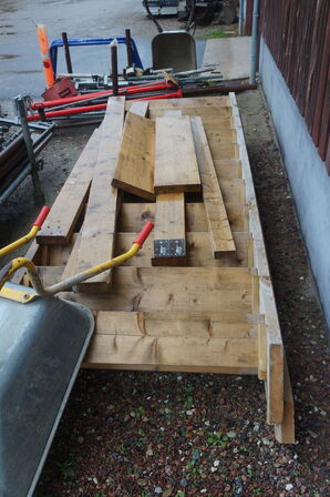 3 stk. trapper i træ