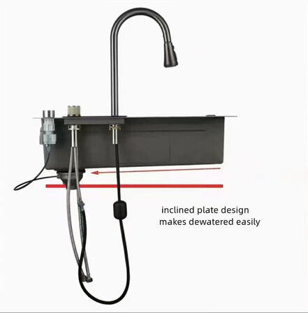 Vask i rustfrit stål multifunktionel