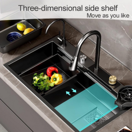 Vask i rustfrit stål multifunktionel