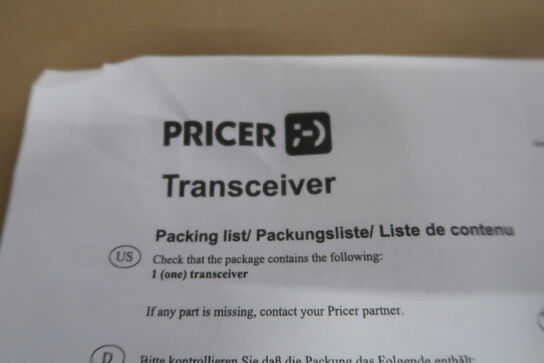 Optical Accesspoint PRICER Transceiver 50