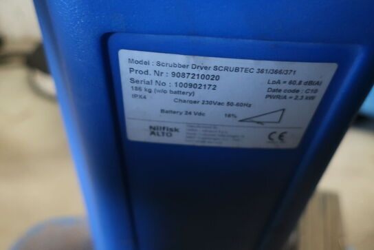Gulvvaskemaskine NILFISK ALTO Scrubber Dryer SCRUBTEC