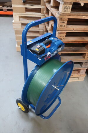 Omsnøringsmaskine TECMASCHIN HU-P1316 samt båndvogn 