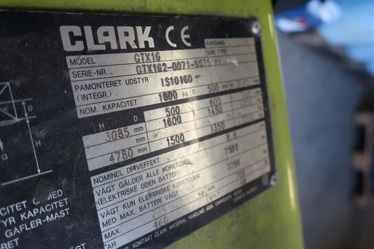 El. truck CLARK GTX 16