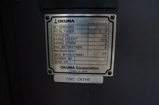 CNC Drejebænk OKUMA LT2000 EX