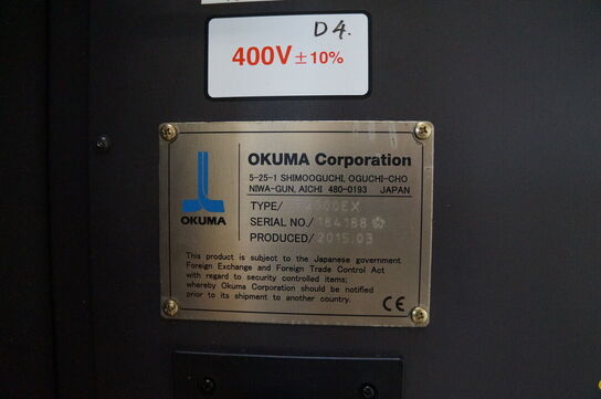 CNC Drejebænk OKUMA LT2000 EX