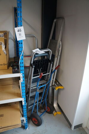 5 stk. trappestiger inkl. Sækkevogn