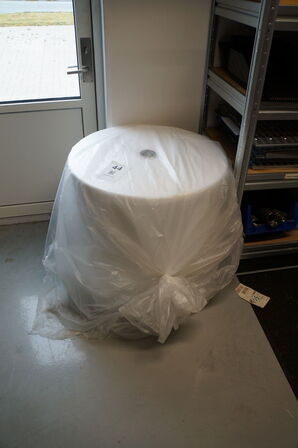 Rulle med indpaknings plast