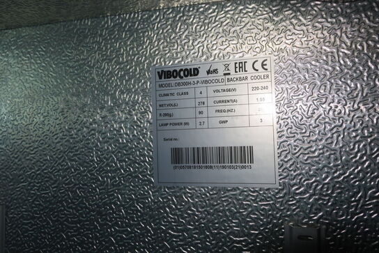 Display køleskab VIBOCOLD DB300H-3-P