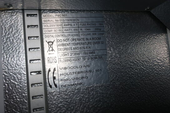 Køleskab VIBOCOLD FBC 801