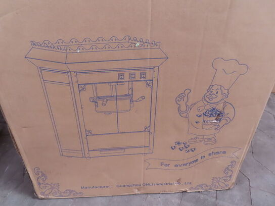 Popkornmaksine (ny i kasse)