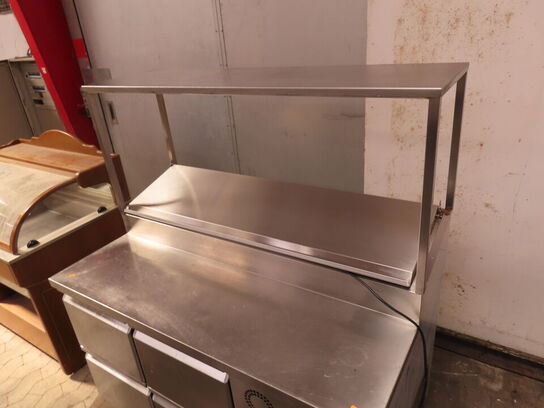 Kølebord med 4 låger og topservering